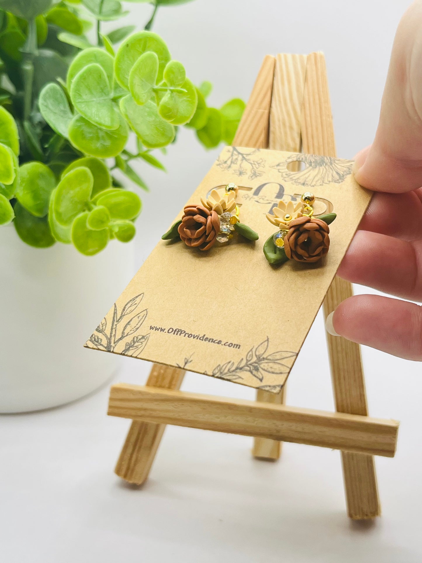 "Love You Bunches" Fall Bouquet Stud Dangle B