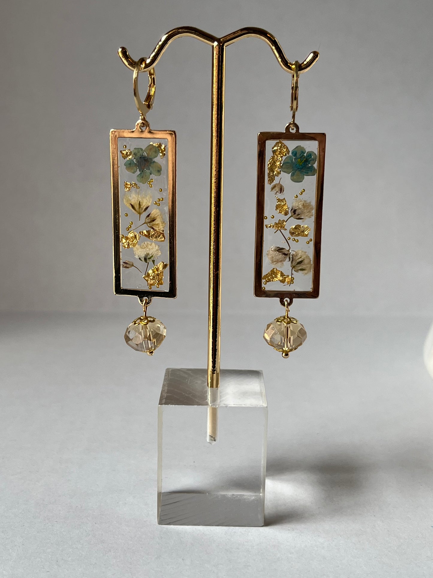 Golden Blue Florals Set