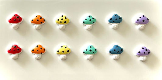 Mushroom Stud Minis (Multiple Colors)