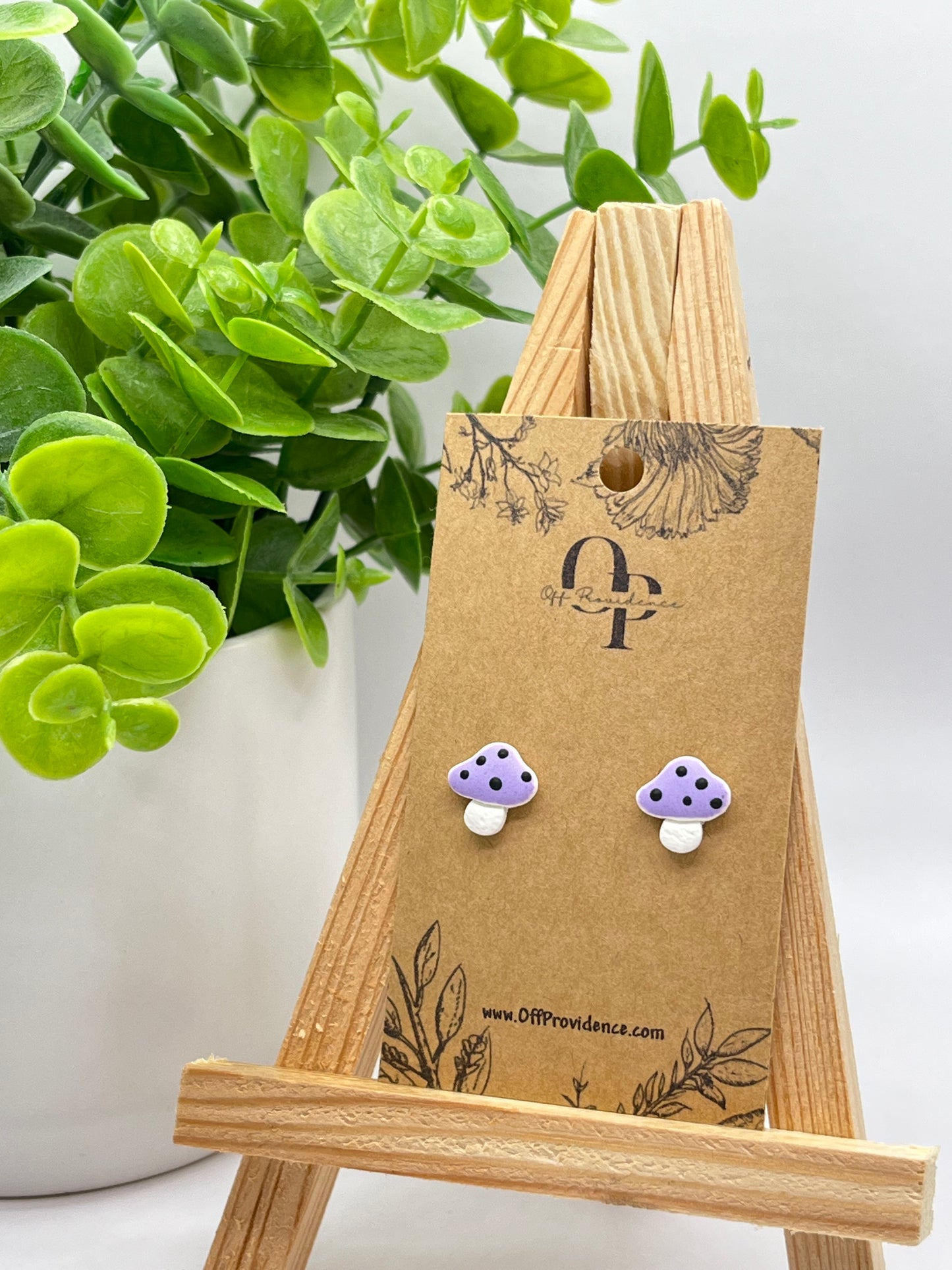 Mushroom Stud Minis (Multiple Colors)