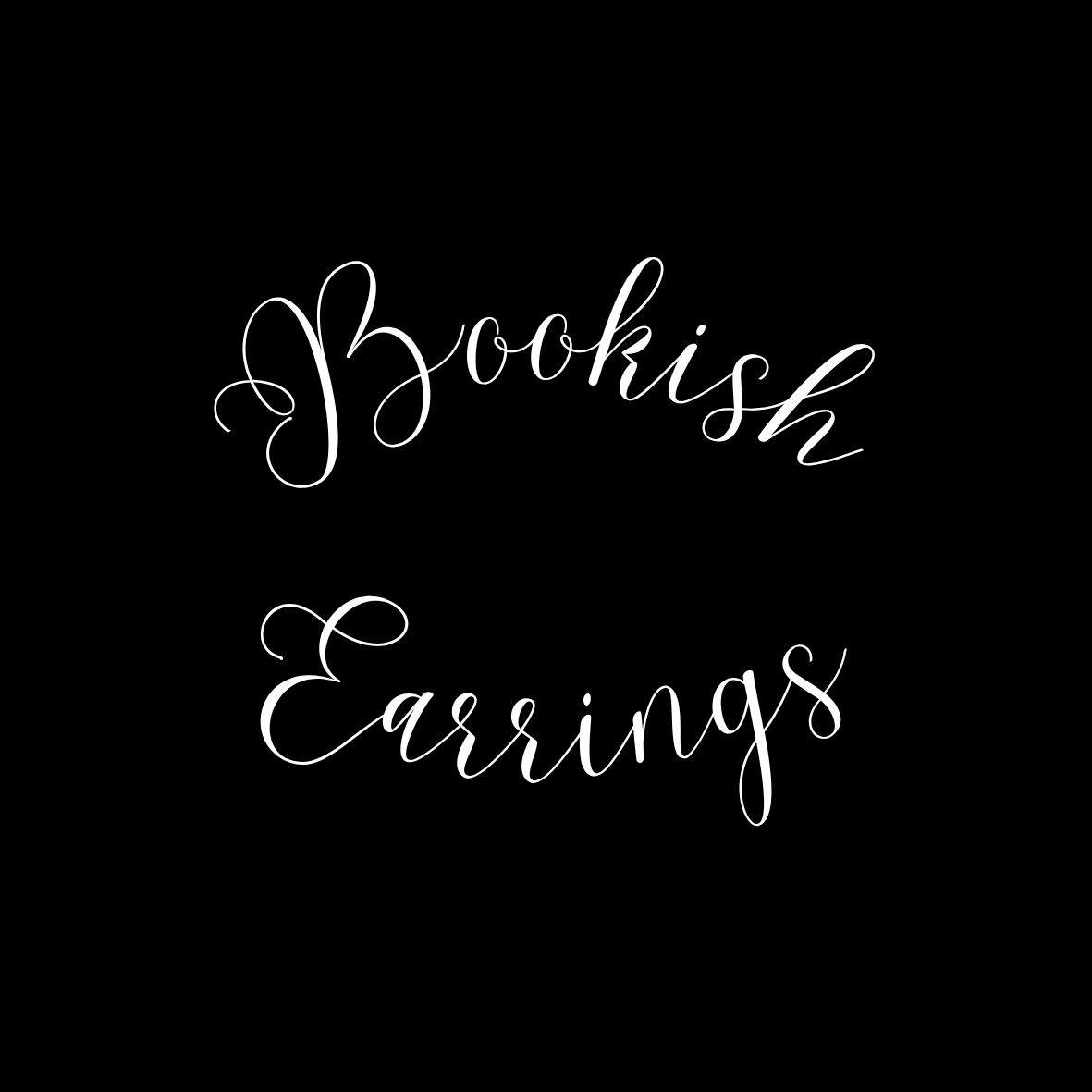 Bookish Earrings