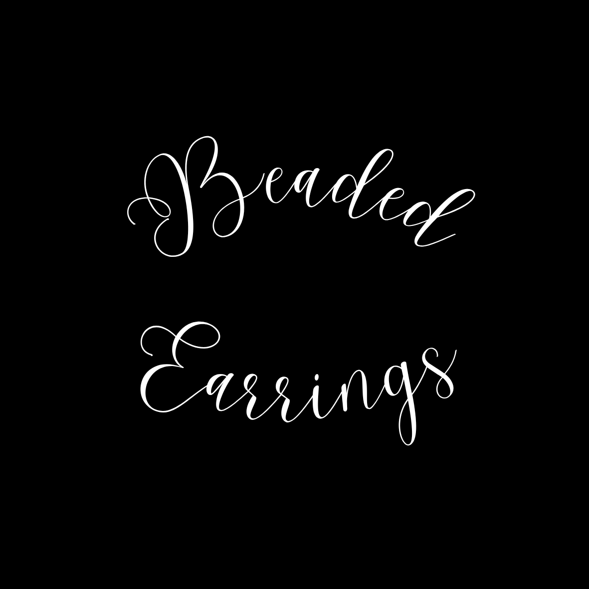 Earrings Beaded