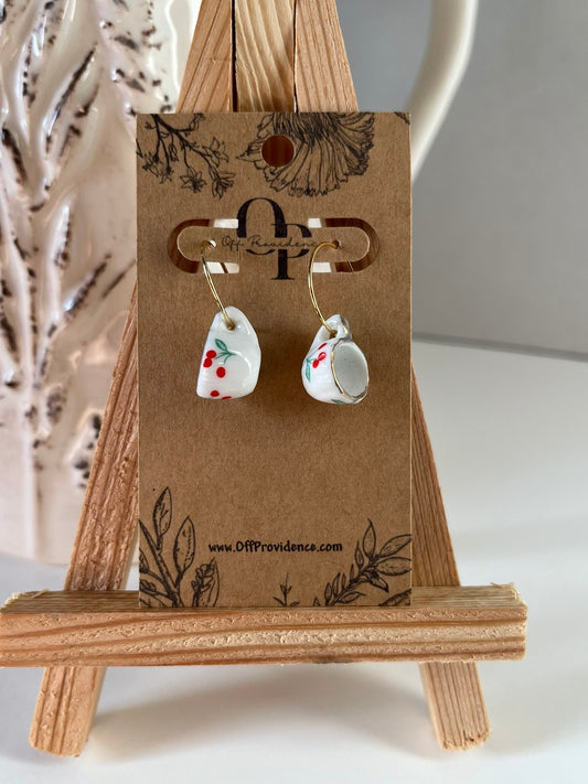 Cherry Tea Cups Hoops