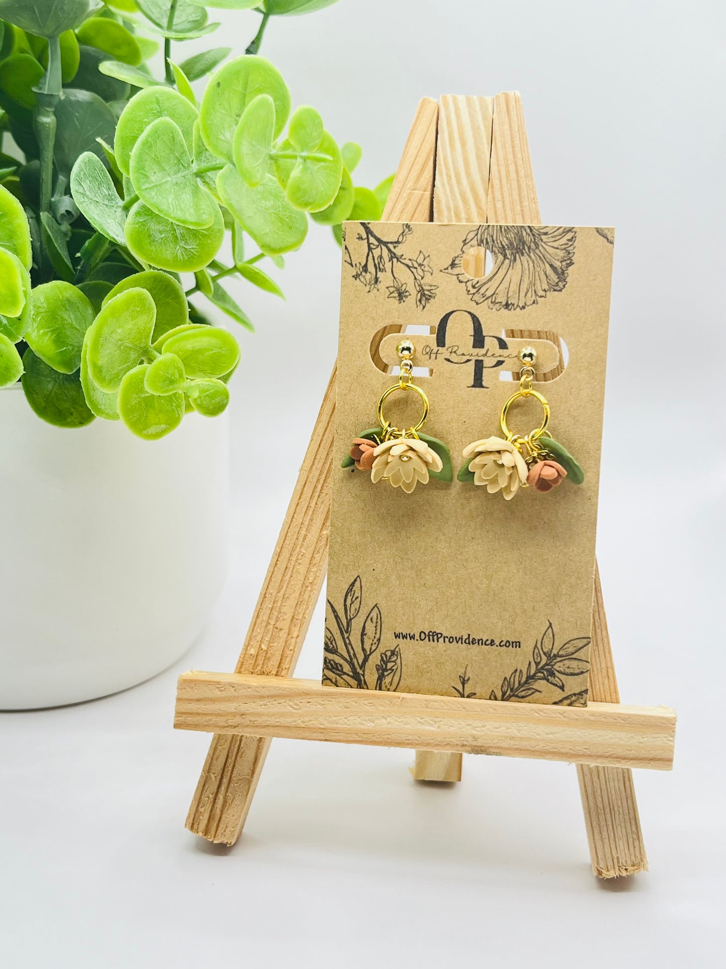 "Love You Bunches" Fall Bouquet Stud Dangle C