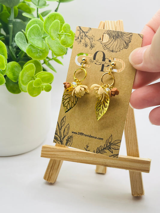 "Love You Bunches" Fall Bouquet Stud Dangle A