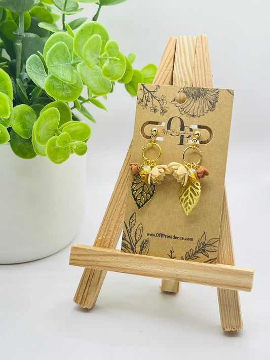 "Love You Bunches" Fall Bouquet Stud Dangle A