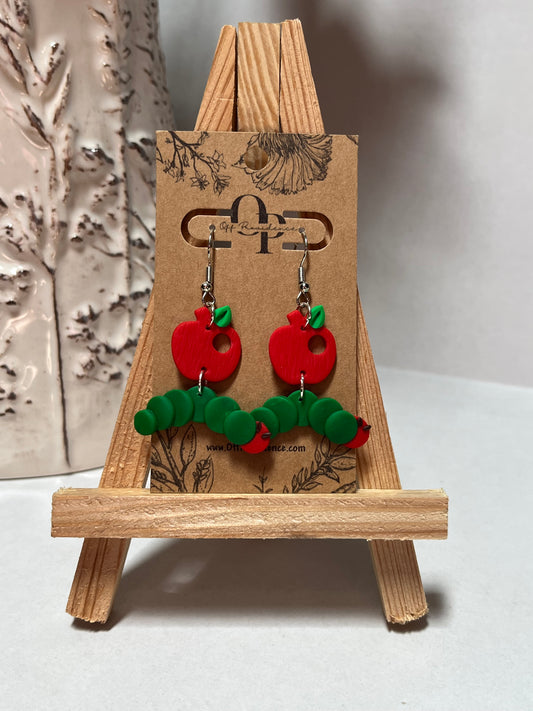 Caterpillar & Apple Dangles