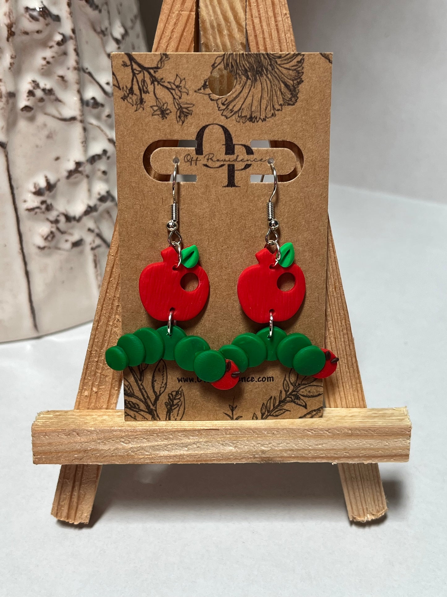 Caterpillar & Apple Dangles
