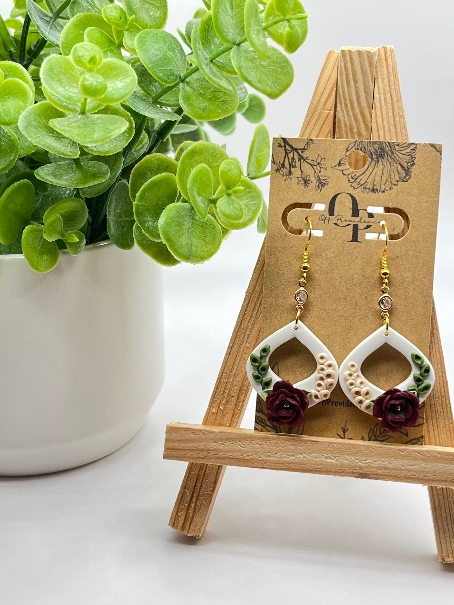 Ornate Floral Dangles