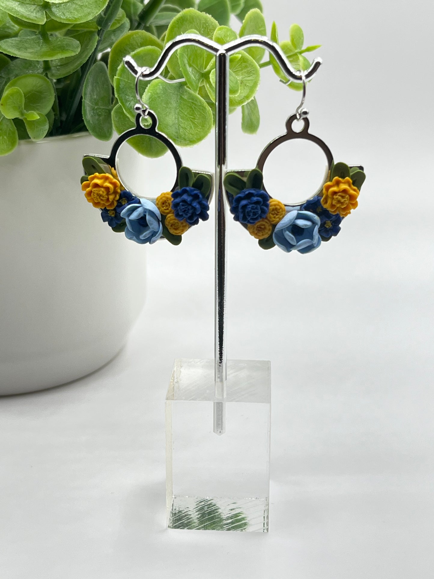 Blue Floral Garden