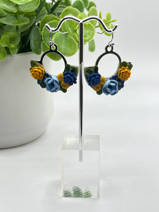 Blue Floral Garden