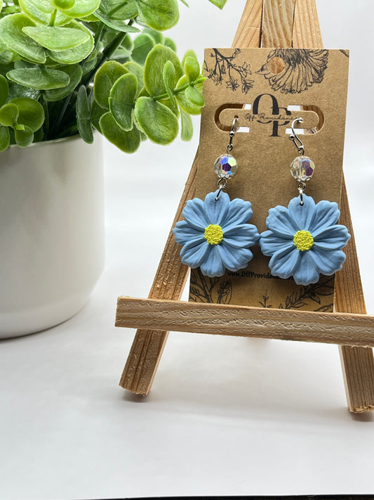 Disco Blue Daisies