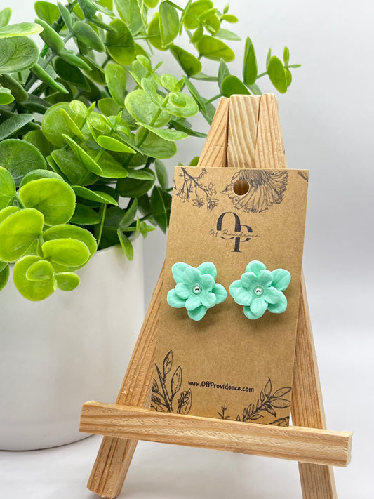 Blooms Mint Blue